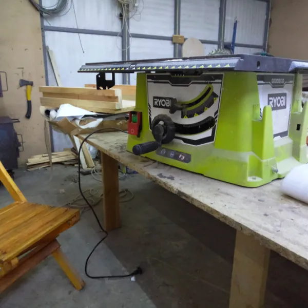 Дисковая пила Ryobi RTS1800-G 254 мм/ Green photo 10