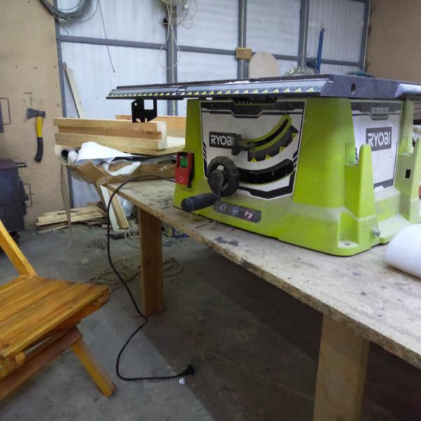 Дисковая пила Ryobi RTS1800-G 254 мм/ Green photo 10