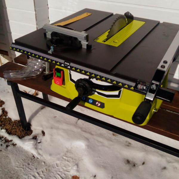 Дисковая пила Ryobi RTS1800-G 254 мм/ Green photo 12