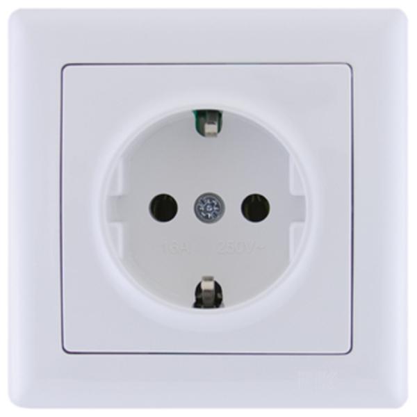 Priză IEK ERB11-K01-16 250 V/ Type-F/ White photo 1 Priză IEK ERB11-K01-16 250 V/ Type-F/ White photo 1
