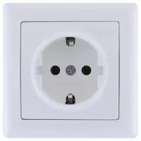 Priză IEK ERB11-K01-16 250 V/ Type-F/ White