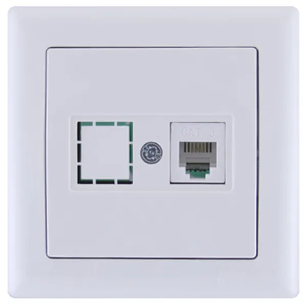 Розетка IEK ETB10-K01-01 RJ12/ White photo 1 Розетка IEK ETB10-K01-01 RJ12/ White photo 1