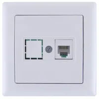 Розетка IEK ETB10-K01-01 RJ12/ White