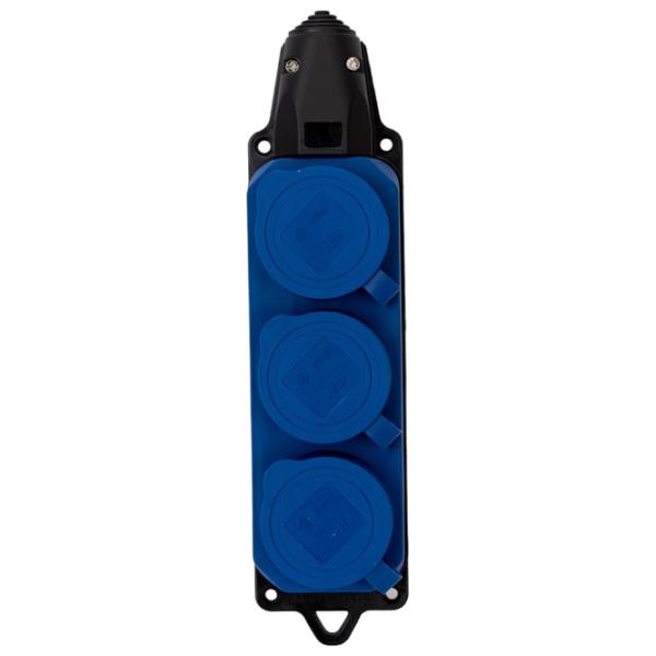 Мобильная розетка IEK PKR61-016-2-K07 220 В/ Type-F/ Blue photo 4 Мобильная розетка IEK PKR61-016-2-K07 220 В/ Type-F/ Blue photo 4