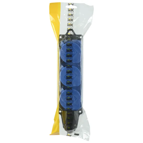 Мобильная розетка IEK PKR61-016-2-K07 220 В/ Type-F/ Blue photo 5 Мобильная розетка IEK PKR61-016-2-K07 220 В/ Type-F/ Blue photo 5