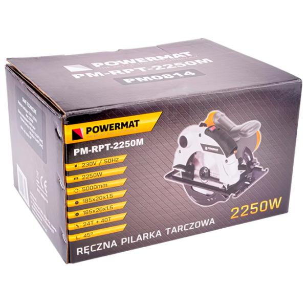 Fierăstrău circular Powermat PM-RPT-2250M 185 mm/ Gray photo 15