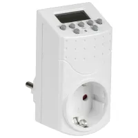 Priză temporizator IEK ERT-10-1-16-N-01-5-20-K01 230 V/ Type-F/ White