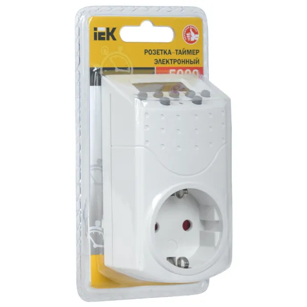 Priză temporizator IEK ERT-10-1-16-N-01-5-20-K01 230 V/ Type-F/ White photo 3 Priză temporizator IEK ERT-10-1-16-N-01-5-20-K01 230 V/ Type-F/ White photo 3