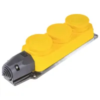 Priză mobilă IEK PKR61-016-2-K05 220 V/ Type-F/ Yelow