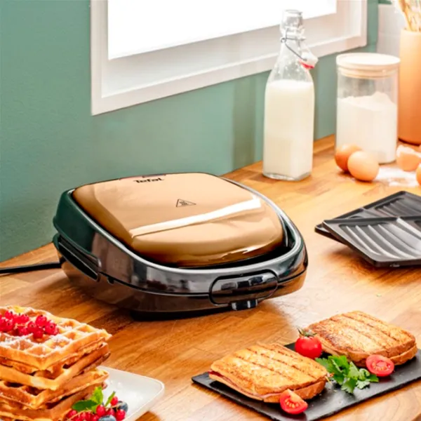 Aparat pentru sandvișuri Tefal SW341G10 700 W / Auriu photo 5