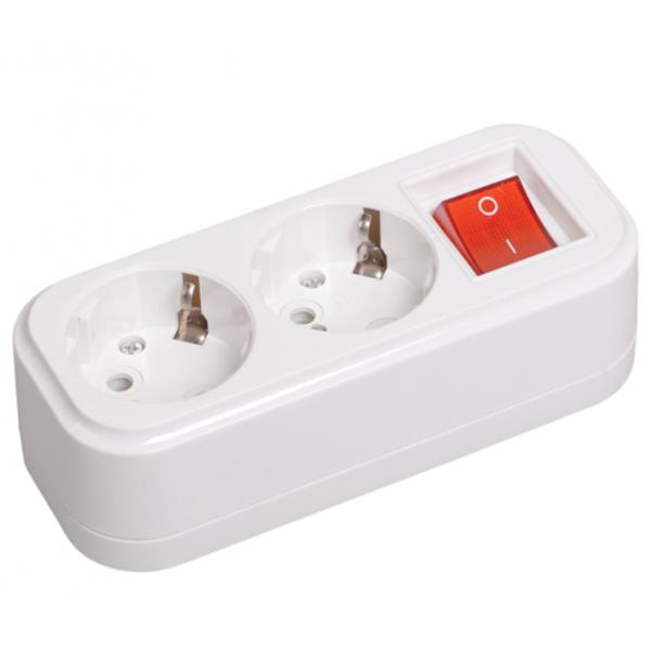 Priză mobilă IEK KYP11-16-02-00-ZK 220 V/ Type-F/ White photo 1 Priză mobilă IEK KYP11-16-02-00-ZK 220 V/ Type-F/ White photo 1