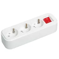 Priză mobilă IEK KYP11-16-03-00-ZK 220 V/ Type-F/ White
