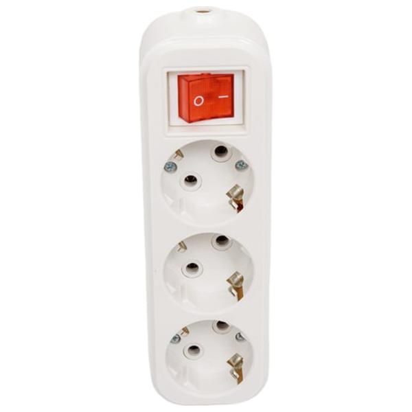 Priză mobilă IEK KYP11-16-03-00-ZK 220 V/ Type-F/ White photo 3