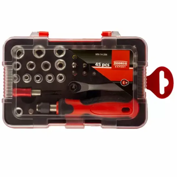 Набор бит Modeco Expert MN-14-206 Количество в наборе - 45 photo 1