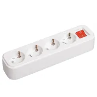 Priză mobilă IEK KYP11-16-04-00-ZK 220 V/ Type-F/ White