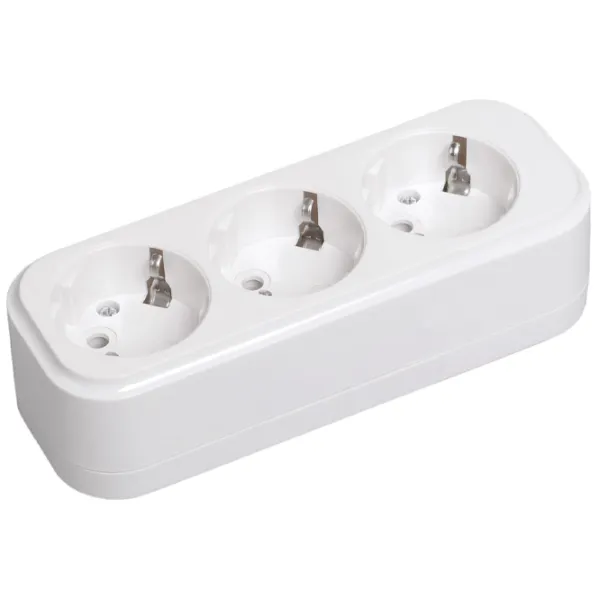 Priză mobilă IEK KYP11-16-03-00-Z 220 V/ Type-F/ White photo 1 Priză mobilă IEK KYP11-16-03-00-Z 220 V/ Type-F/ White photo 1