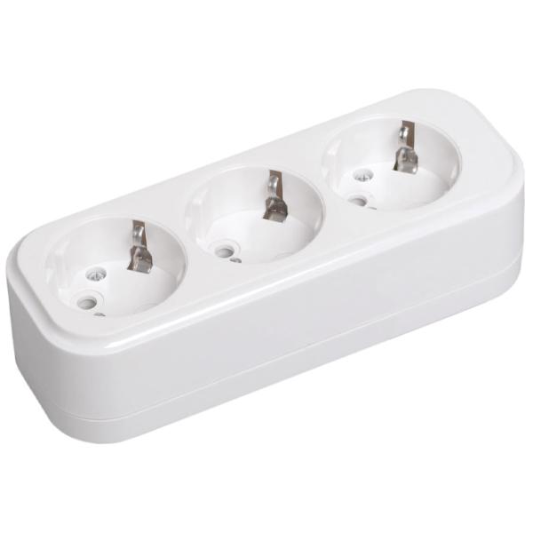 Priză mobilă IEK KYP11-16-03-00-Z 220 V/ Type-F/ White photo 1 Priză mobilă IEK KYP11-16-03-00-Z 220 V/ Type-F/ White photo 1
