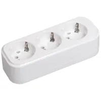 Priză mobilă IEK KYP11-16-03-00-Z 220 V/ Type-F/ White
