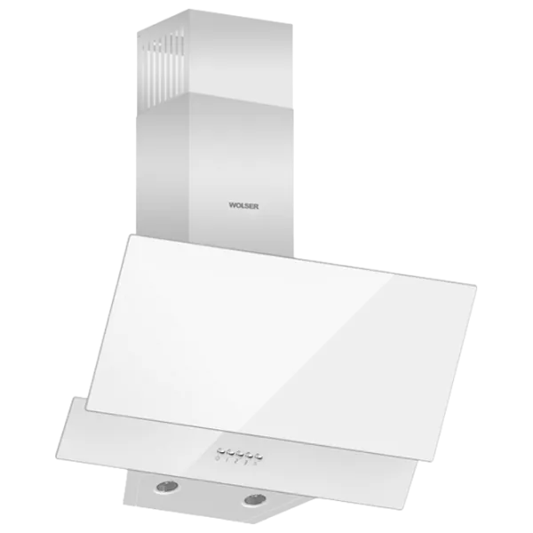 Hotă Wolser WL-F 60 AL White Glass/ Gray photo 1 Hotă Wolser WL-F 60 AL White Glass/ Gray photo 1