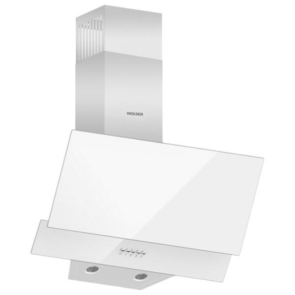 Hotă Wolser WL-F 60 AL White Glass/ Gray photo 1 Hotă Wolser WL-F 60 AL White Glass/ Gray photo 1