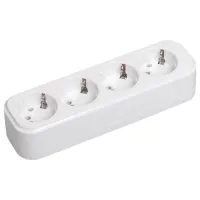 Priză mobilă IEK KYP11-16-04-00-Z 220 V/ Type-F/ White