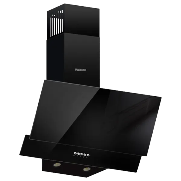 Hotă Wolser WL-F 60 AL Black Glass/ Gray photo 1
