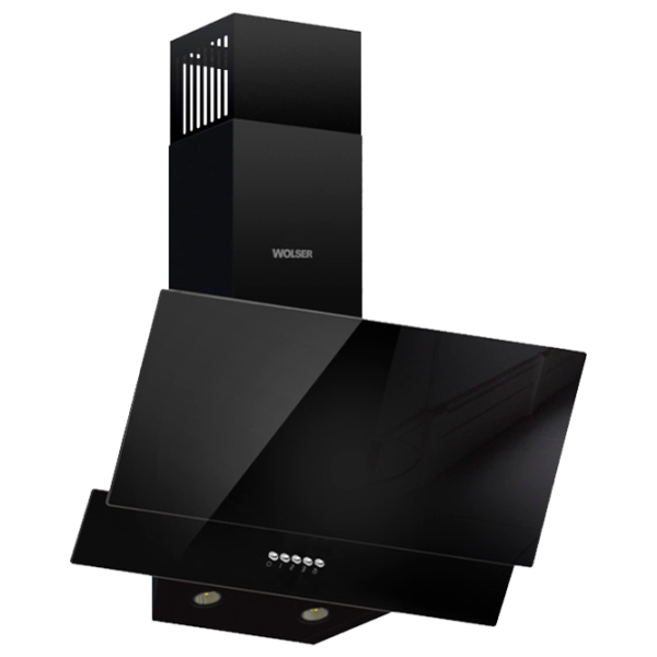 Hotă Wolser WL-F 60 AL Black Glass/ Gray photo 1