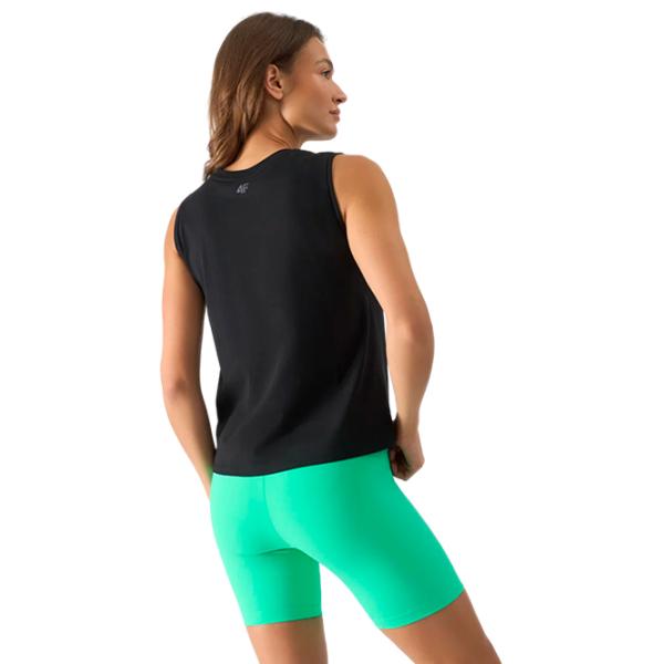 Maiou pentru femei 4F 4FWSS24TSLEF069 XS/ Black photo 2 Maiou pentru femei 4F 4FWSS24TSLEF069 XS/ Black photo 2