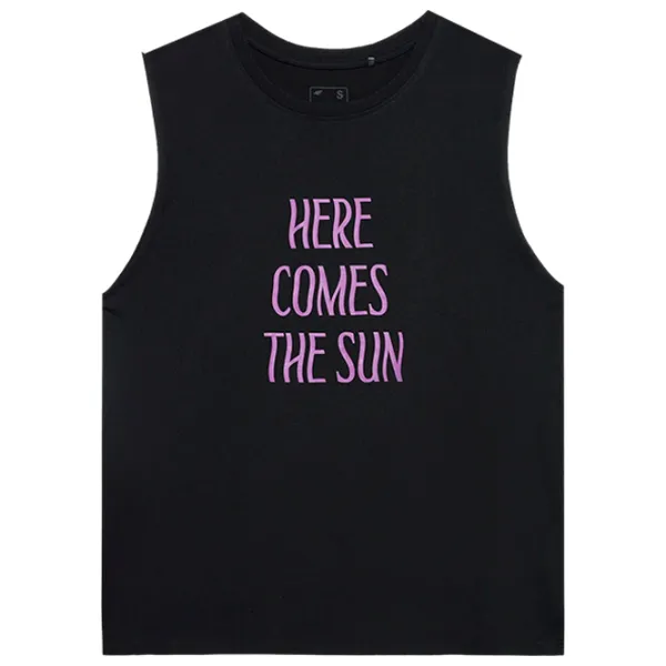 Maiou pentru femei 4F 4FWSS24TSLEF069 S/ Black photo 1 Maiou pentru femei 4F 4FWSS24TSLEF069 S/ Black photo 1