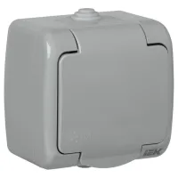 Priză IEK ERA12-K03-16-54 220 - 250 V/ Type-F/ Gray