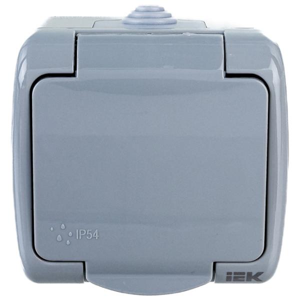 Priză IEK ERA12-K03-16-54 220 - 250 V/ Type-F/ Gray photo 2 Priză IEK ERA12-K03-16-54 220 - 250 V/ Type-F/ Gray photo 2