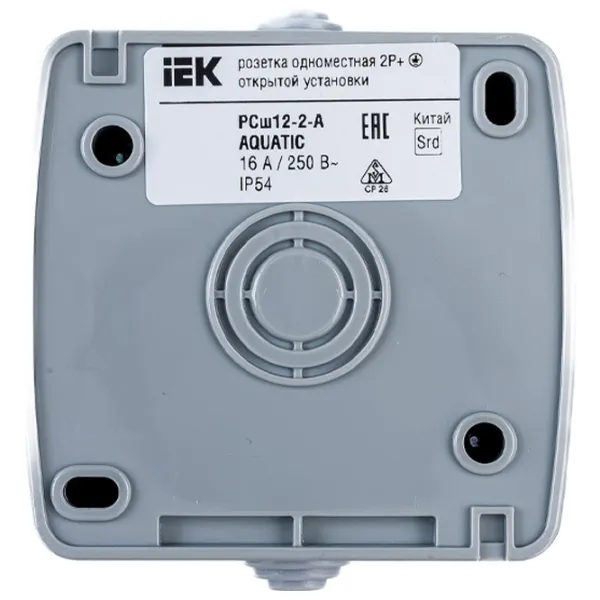 Priză IEK ERA12-K03-16-54 220 - 250 V/ Type-F/ Gray photo 4 Priză IEK ERA12-K03-16-54 220 - 250 V/ Type-F/ Gray photo 4