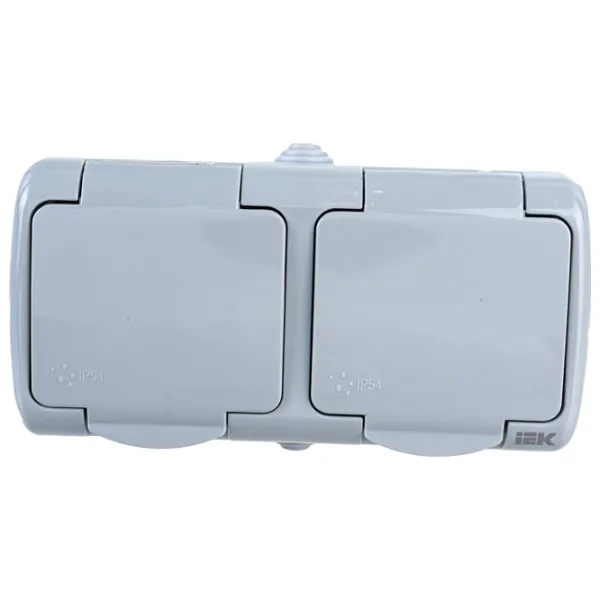 Розетка IEK ERA22-K03-16-54 220 - 250 В/ Type-F/ Серый photo 2 Розетка IEK ERA22-K03-16-54 220 - 250 В/ Type-F/ Серый photo 2