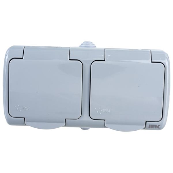 Розетка IEK ERA22-K03-16-54 220 - 250 В/ Type-F/ Серый photo 2 Розетка IEK ERA22-K03-16-54 220 - 250 В/ Type-F/ Серый photo 2