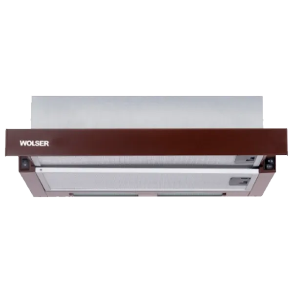 Hotă Wolser WL-F 60 Slim Telescopică/ Brown/ Inox photo 1