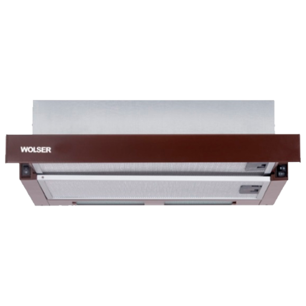 Hotă Wolser WL-F 60 Slim Telescopică/ Brown/ Inox photo 1
