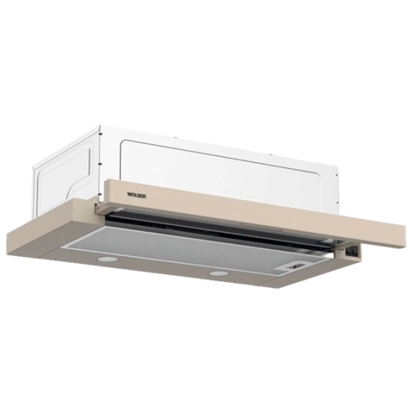 Hotă Wolser WL-F 60 Slim Telescopică/ Ivory/ Gray photo 1