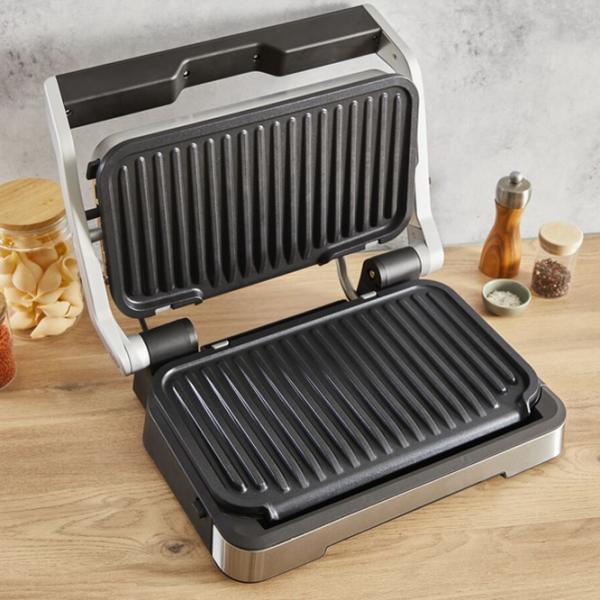 Grill electric Tefal OptiGrill XL GC782D30 2200 W/ Black Inox photo 5