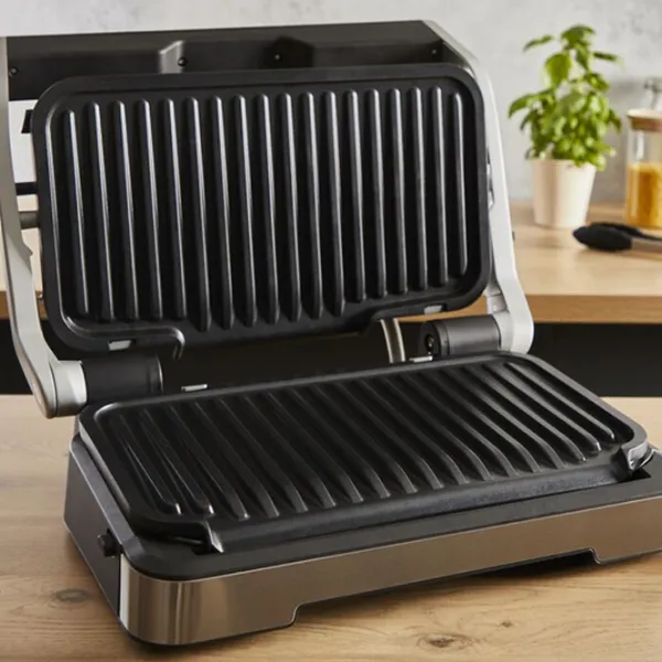 Grill electric Tefal OptiGrill XL GC782D30 2200 W/ Black Inox photo 6