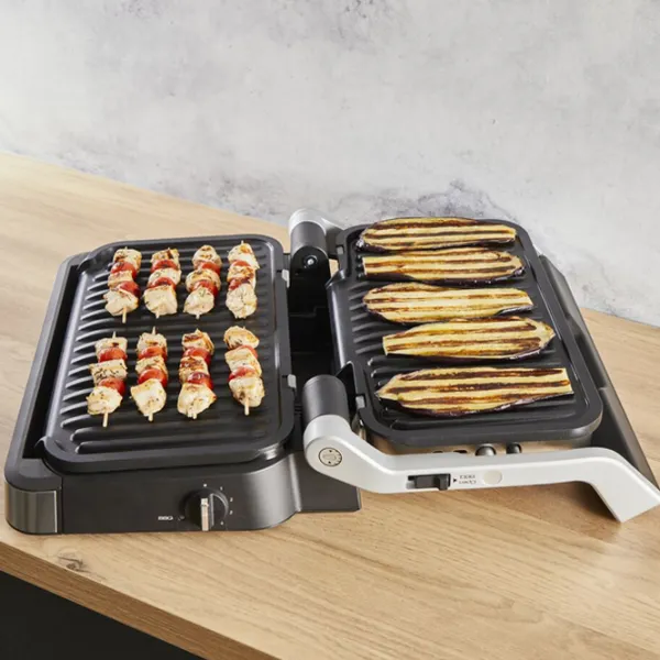 Grill electric Tefal OptiGrill XL GC782D30 2200 W/ Black Inox photo 7