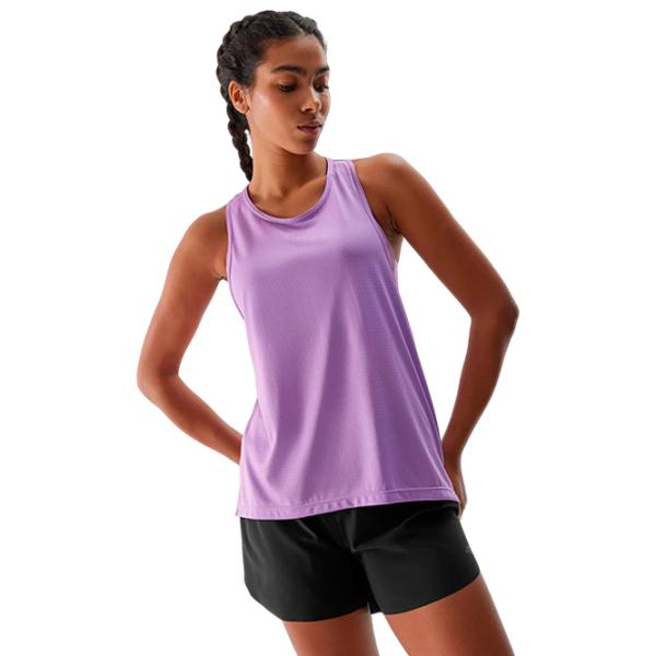 Maiou pentru femei 4F 4FWSS24TFTSF704 L/ Purple photo 2 Maiou pentru femei 4F 4FWSS24TFTSF704 L/ Purple photo 2