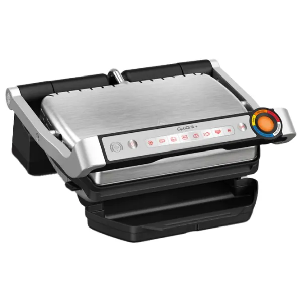 Grill electric Tefal OptiGrill+ GC717D10 2200 W/ Black Inox photo 2