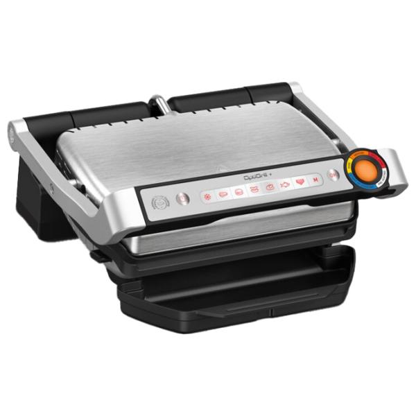 Grill electric Tefal OptiGrill+ GC717D10 2200 W/ Black Inox photo 2