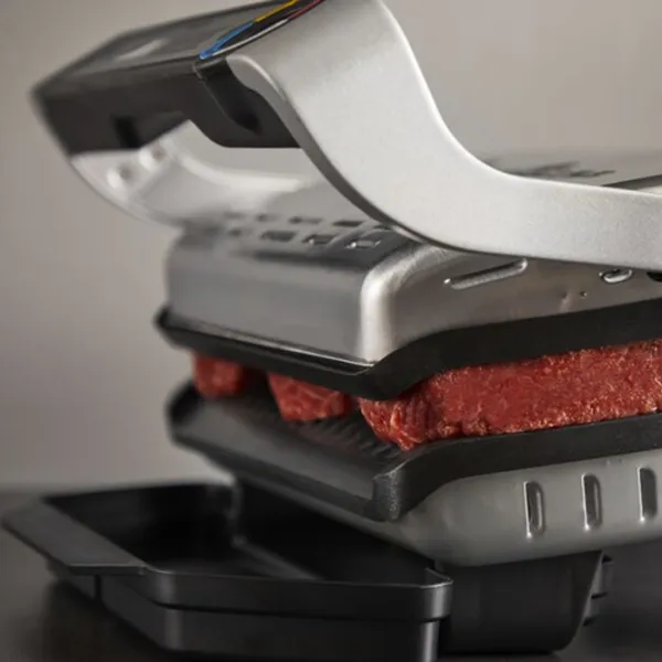Grill electric Tefal OptiGrill+ GC717D10 2200 W/ Black Inox photo 7