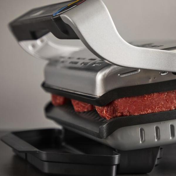 Grill electric Tefal OptiGrill+ GC717D10 2200 W/ Black Inox photo 7