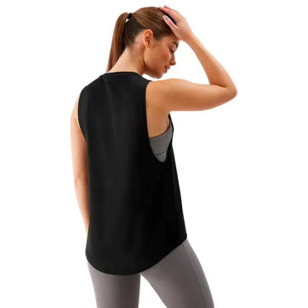 Майка для женщин 4F 4FWSS24TFTSF710 XL/ Black photo 3 Майка для женщин 4F 4FWSS24TFTSF710 XL/ Black photo 3