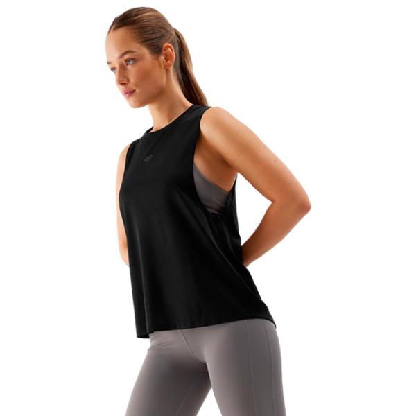 Майка для женщин 4F 4FWSS24TFTSF710 XL/ Black photo 4 Майка для женщин 4F 4FWSS24TFTSF710 XL/ Black photo 4