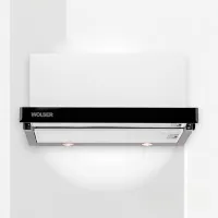 Hotă Wolser WL-60 FG TC Telescopică/ Black/ White photo 2