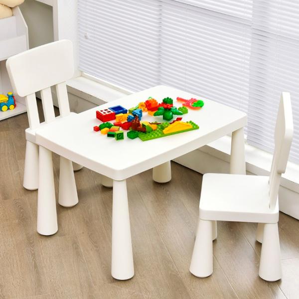Set de mobilă pentru copii Costway HW66810WH-T White/ Unisex photo 3 Set de mobilă pentru copii Costway HW66810WH-T White/ Unisex photo 3