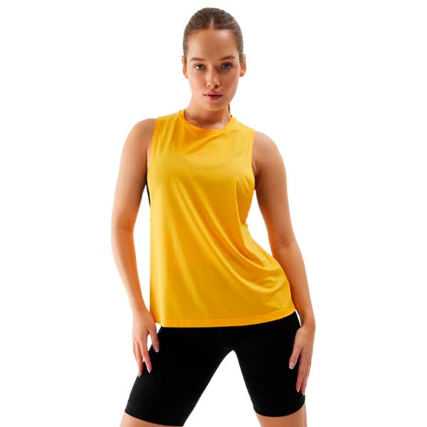 Maiou pentru femei 4F 4FWSS24TFTSF710 S/ Yellow photo 2 Maiou pentru femei 4F 4FWSS24TFTSF710 S/ Yellow photo 2